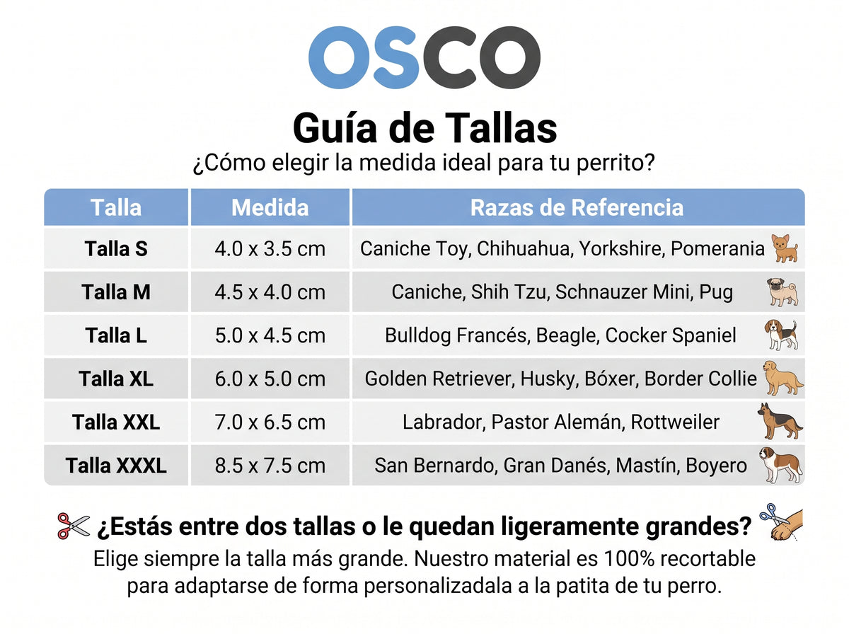Protectores Para Almohadillas De Perro Hipoalergénicos Antideslizantes - OSCO